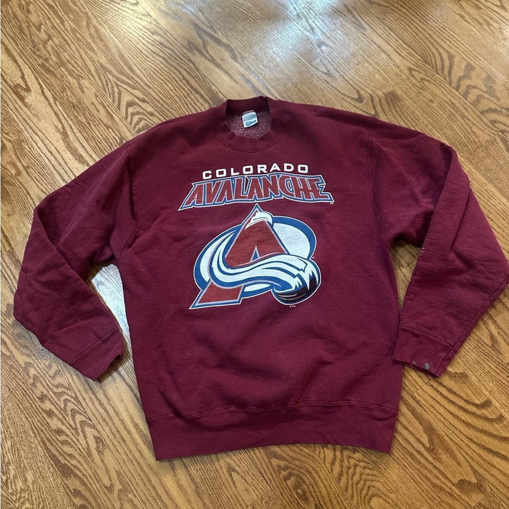 Vintage Colorado Avalanche Crewneck Sweatshirt Adult XL